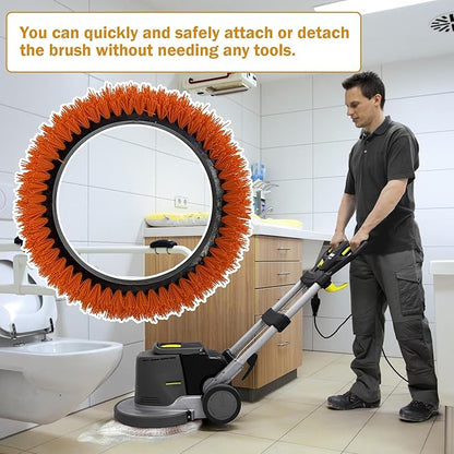 237047 Scrub Orbiter Brush for ORB550MC Orbiter Floor Machine, Heavy-Duty Brush