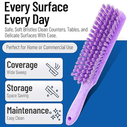 SPARTA Handheld Soft Counter Brush 8 Inch Bristle Span, Countertops, and