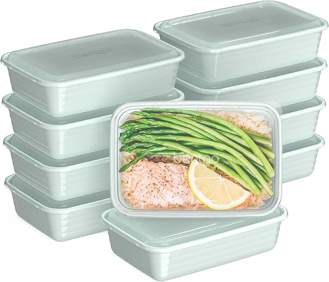 Bentgo Prep - 20-Piece 1-Compartment Reusable Meal Prep Containers