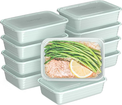 Bentgo Prep - 20-Piece 1-Compartment Reusable Meal Prep Containers