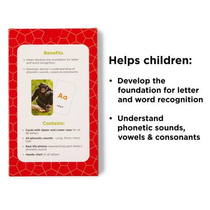 Award-Winning Alphabet Flash Cards for Kids Ages 2-4 – Learn ABCs, Phonics & Speech – Upper & Lowercase Letters, Photo Images – Preschool, Pre-K, Kindergarten