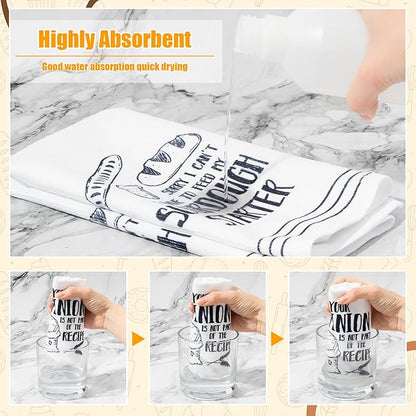 R HORSE Funny Baking Kitchen Dish Towels
