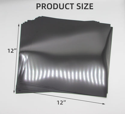 20Pack 7.5mil Opaque Black Plastic Sheets, 12X12 Inch Stencil Paper for Cricut, Laser Cutting, Template Plastic for Quilting, Blank Black Stencil Sheets,Sign Makers,Food Grade PET Stencil Material