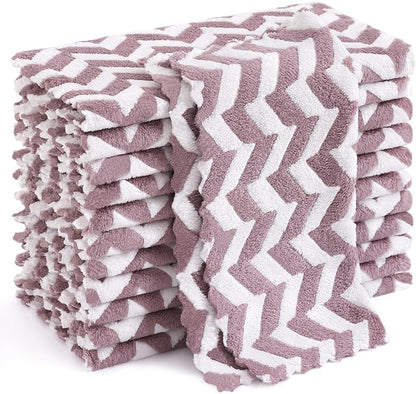 Homaxy 12 Pack Kitchen Dish Cloths, Ultra Soft and Absorbent Dish Towels