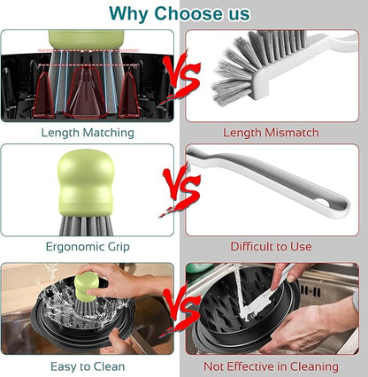 Mini Dish Brush for Cleaning Chicken Shredder, Palm Brush Dish Scrubber