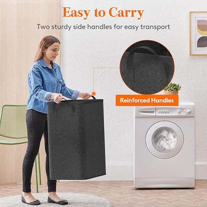 Lifewit 80L Large Tall Laundry Hamper, Collapsible Laundry Basket