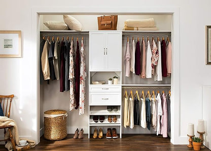 ClosetMaid SuiteSymphony Wood Closet Organizer Starter Kit