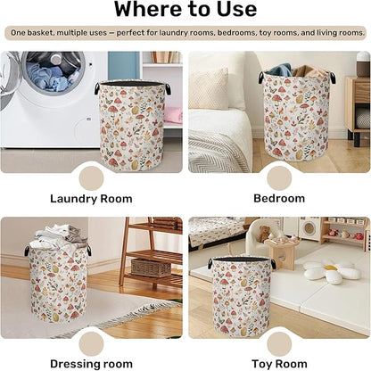 Cute Mushroom Laundry Hamper