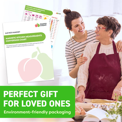 Kitchen Conversion Chart Magnet - Measurements Conversion Chart - Baking Supplies Baking Accessories Cooking Gadgets - Baking Kitchen Cooking Gifts for Women - Kitchen Gadgets