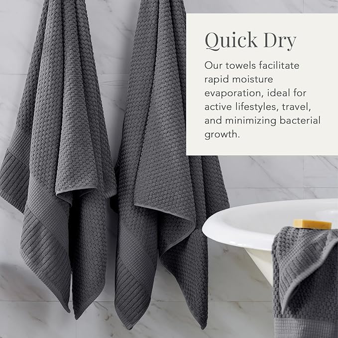 NY Loft 100% Cotton 2 Pack Bath Sheet Towel Set | Extra Large Oversize Bath