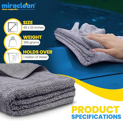 Car Drying Towels Extra Large Super Absorbent 65 x 23 Inch Microfiber Car
