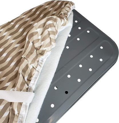 HOMZ 1915078 Premium Standard Width Ironing Board Cover and Pad,