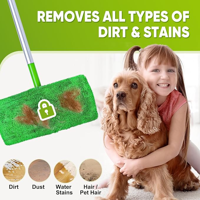 6-Pack Reusable Mop Pads Compatible
