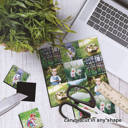 Stone City Printable Magnetic Sheets 8.5x11 Inch, 12 Sheets Matte Magnet Paper Sheet for Inkjet Printer, Flexible Magnetic Printer Paper for Fridge, DIY Crafts