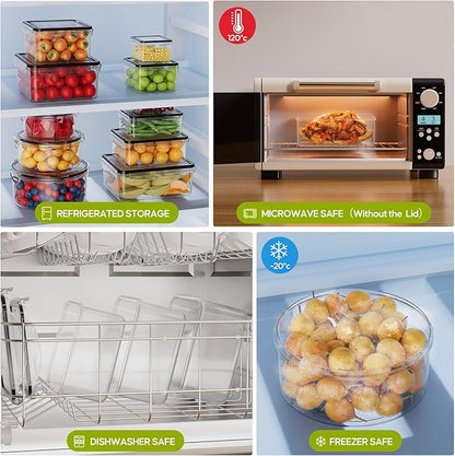 42 PCS Food Storage Containers