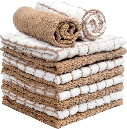 Bumble Dish Cloths | 12" x 12" | 100% Cotton Kitchen Towels | 405 GSM | Soft
