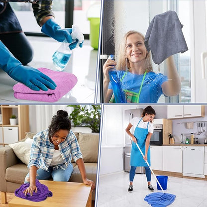 10 Pcs Extra Large Microfiber Cleaning Cloth 30" x 20" Large Floor Microfiber