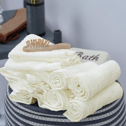 Tens Towels Pack of 60 Washcloths, 12 x 12 Inches, Lighter Weight, Quick to Dry