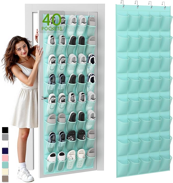 Unjumbly Over the Door Shoe Organizer