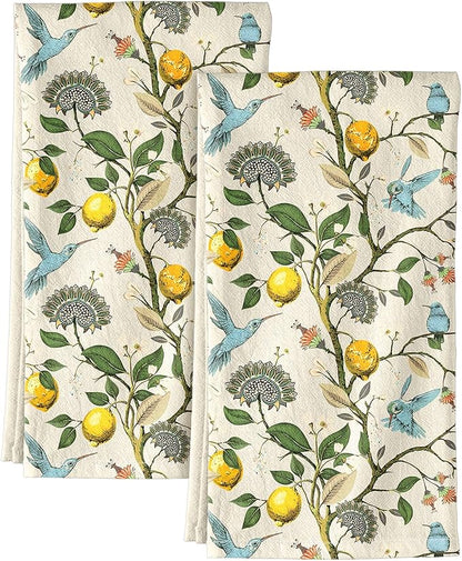 Flour Sack Kitchen Towels Set of 2-18x26 Cotton Dish Towels