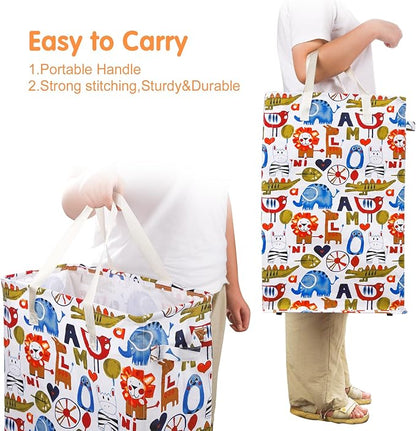 Odonata Slim Laundry Hamper Handles Collapsible Laundry Basket Thin Dirty