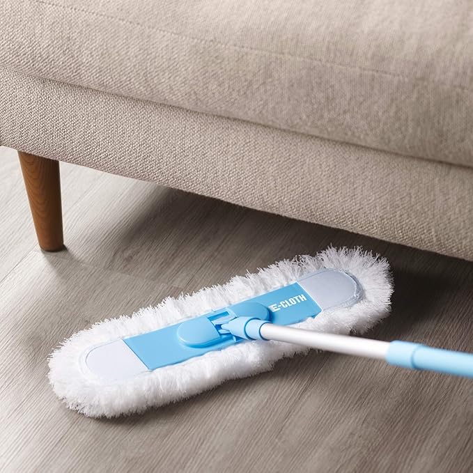 E-Cloth Flexi-Edge Floor & Wall Duster Head, Reusable Dusting Mop