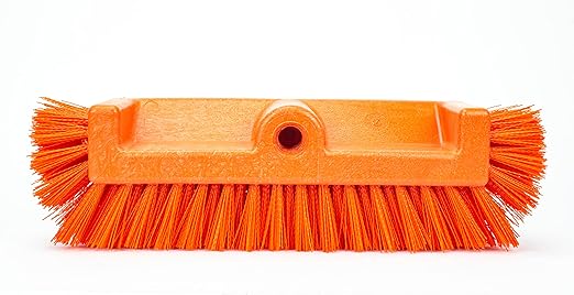 SPARTA Multi-Level Tile Scrub Brush 12" Wide Brush Head, Heavy-Duty Tile