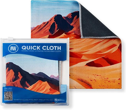 Quick Cloth Microfiber Glasses Cleaning Cloths – 8x8, 1 Pack