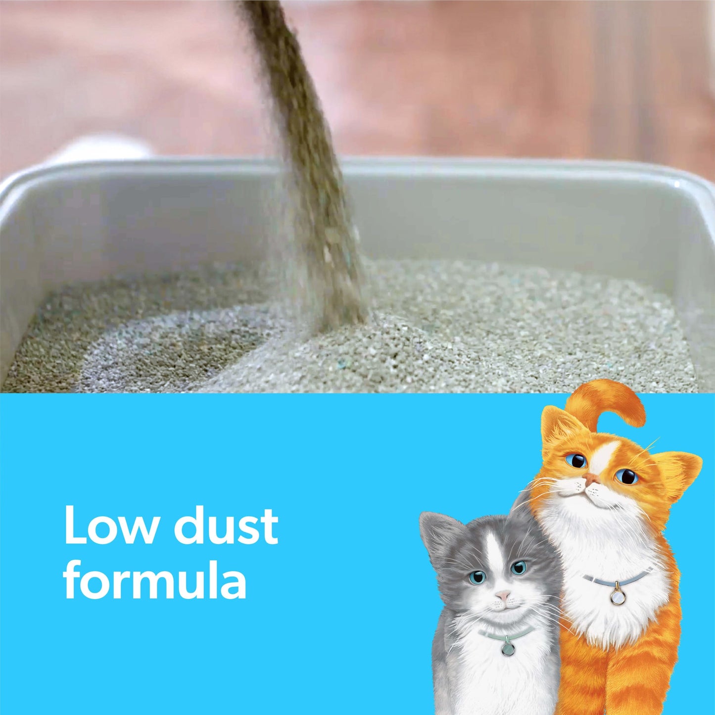 Fresh Step Clumping Cat Litter, Multi-Cat, Long Lasting Odor Control Kitty Litter with Activated Charcoal, Low Dust Formula, 14 lb