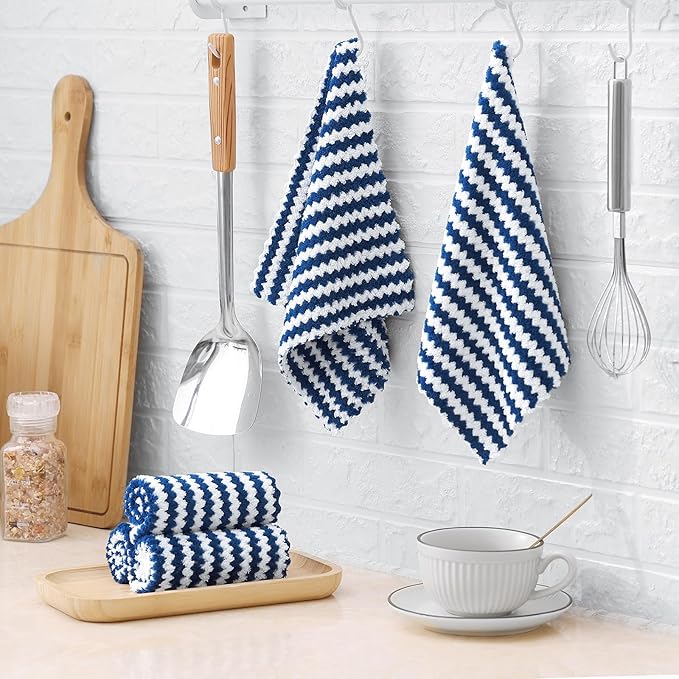 Homaxy 18 Pack Kitchen Dish Cloths, Ultra Soft and Absorbent Dish Towels
