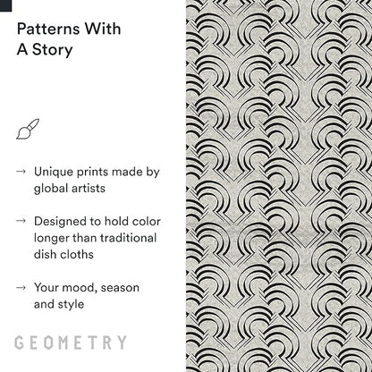 GEOMETRY Kitchen Dish Cloths
