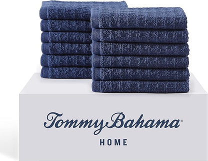 Tommy Bahama - Washcloths, Soft & Absorbent Cotton Towels, Low Linting & Fade