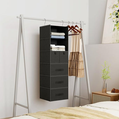 6-Shelves Hanging Closet Organizer