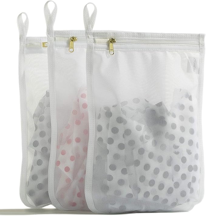 TENRAI Delicates Laundry Bags, Bra Fine Mesh Wash Bag