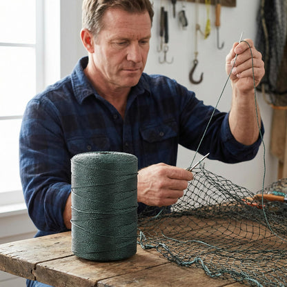 1 Roll Fishing Net Repair Line Braided Fishing Line Packing Repair Twine Multi-use Nylon Twine Braided Fish String Netting String Nylon Craft Rope Air