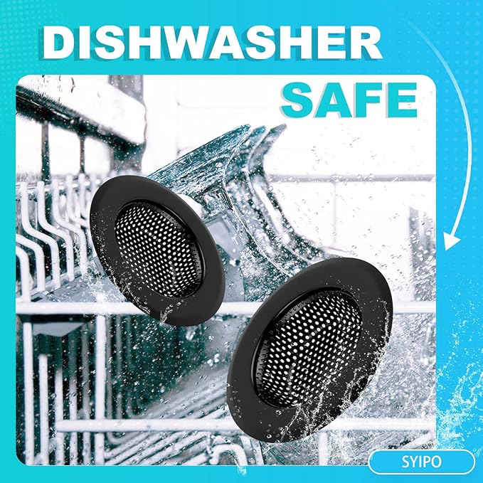 Sink Drain Strainer, Suitable for Most Sink Drains, Anti Clogging