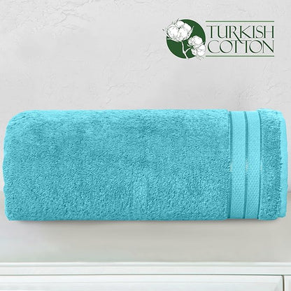 Elegant Comfort Three Line Popcorn Extra Large Luxury Bath Towel