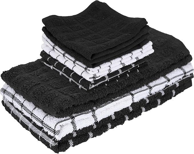 Ritz Premium 3-Pack Kitchen Towel & 6-Pack Dish Cloth Set