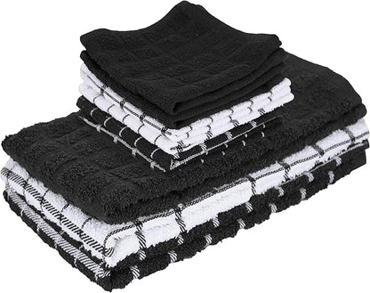 Ritz Premium 3-Pack Kitchen Towel & 6-Pack Dish Cloth Set