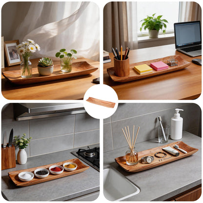 Wenrulgar 22.8" Extra Large Wooden Cedar Bowl for Keys Fruit Decorative Bowl Big Wooden Dough Bowl Tray for Decor Candy Dish Centerpieces for Coffee Table Tray Key Tray Holder Hand Carved for Entryway