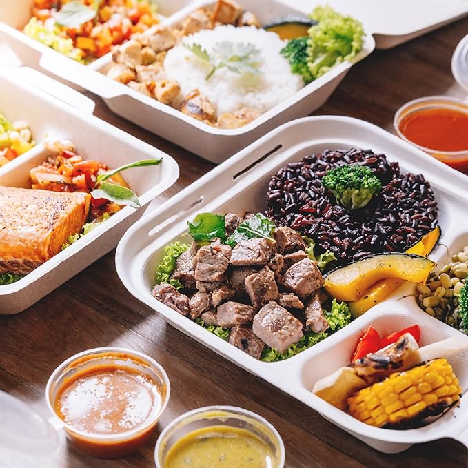 Freshware Clamshell Take Out Food Containers