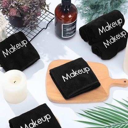 Shimeyao 30 Pack Makeup Towels Black Makeup Washcloths