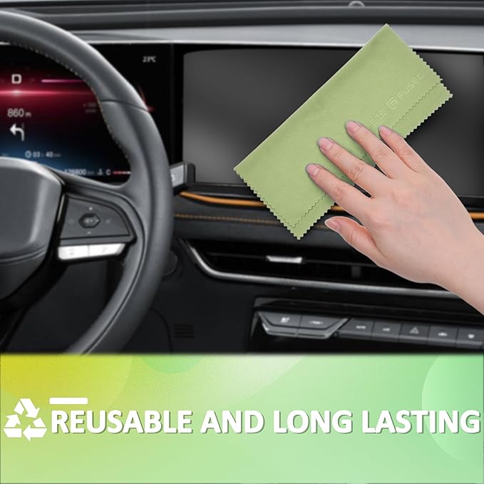 Eco-Fused Microfiber Cleaning Cloths