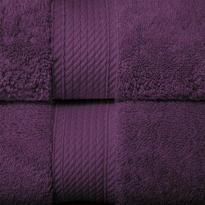 SUPERIOR Egyptian Cotton Pile 10 Piece Towel Set, Includes 2 Bath, 4 Hand