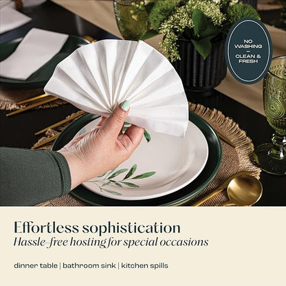 5000-Pack Servietto Disposable Linen-Feel Guest Towels
