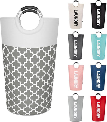 Caroeas 90L Light Laundry Basket, Waterproof Laundry Hamper, Laundry Bag