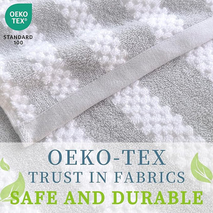 Striped Washcloths for Bathroom