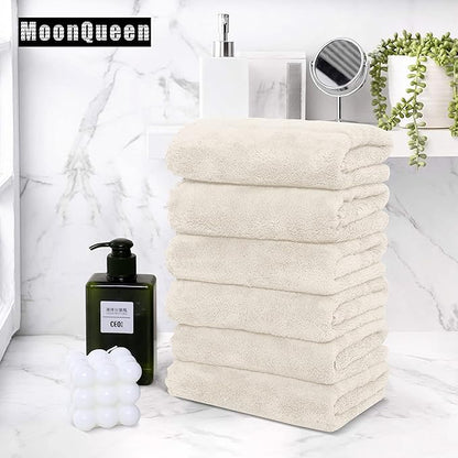 MOONQUEEN 6 Pack Premium Hand Towels