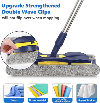 Microfiber Mops for Hardwood Floor Cleaning: MEXERRIS Flat Floor Mop