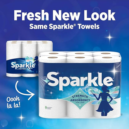 Sparkle Pick-A-Size Paper Towels, 6 Double Rolls